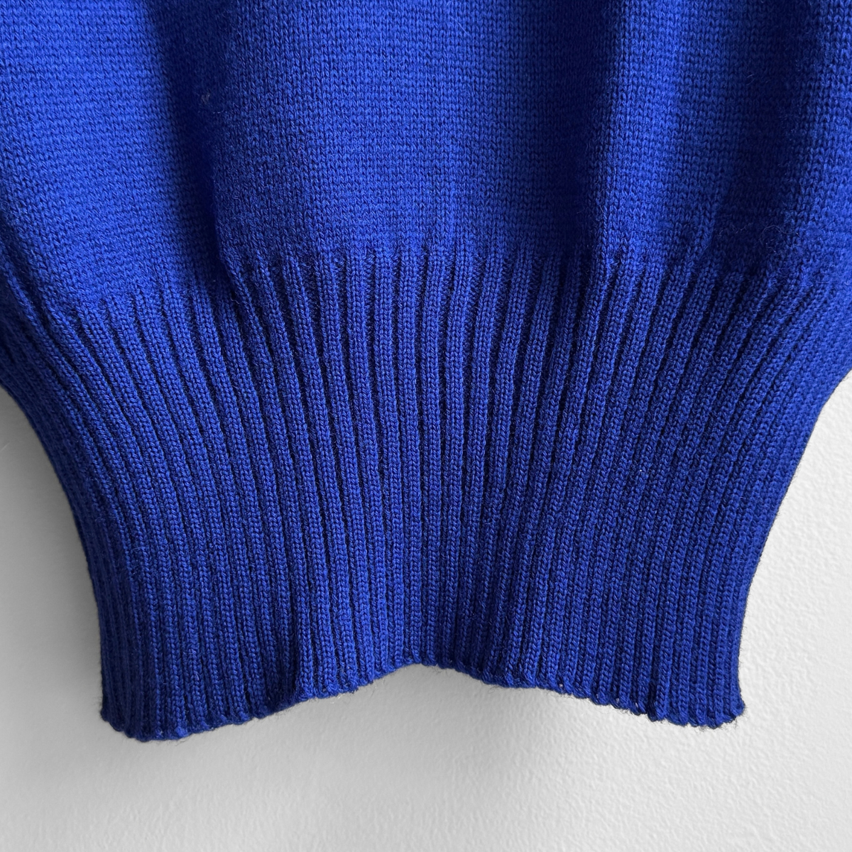 1960s Royal Blue V-Neck Sweater