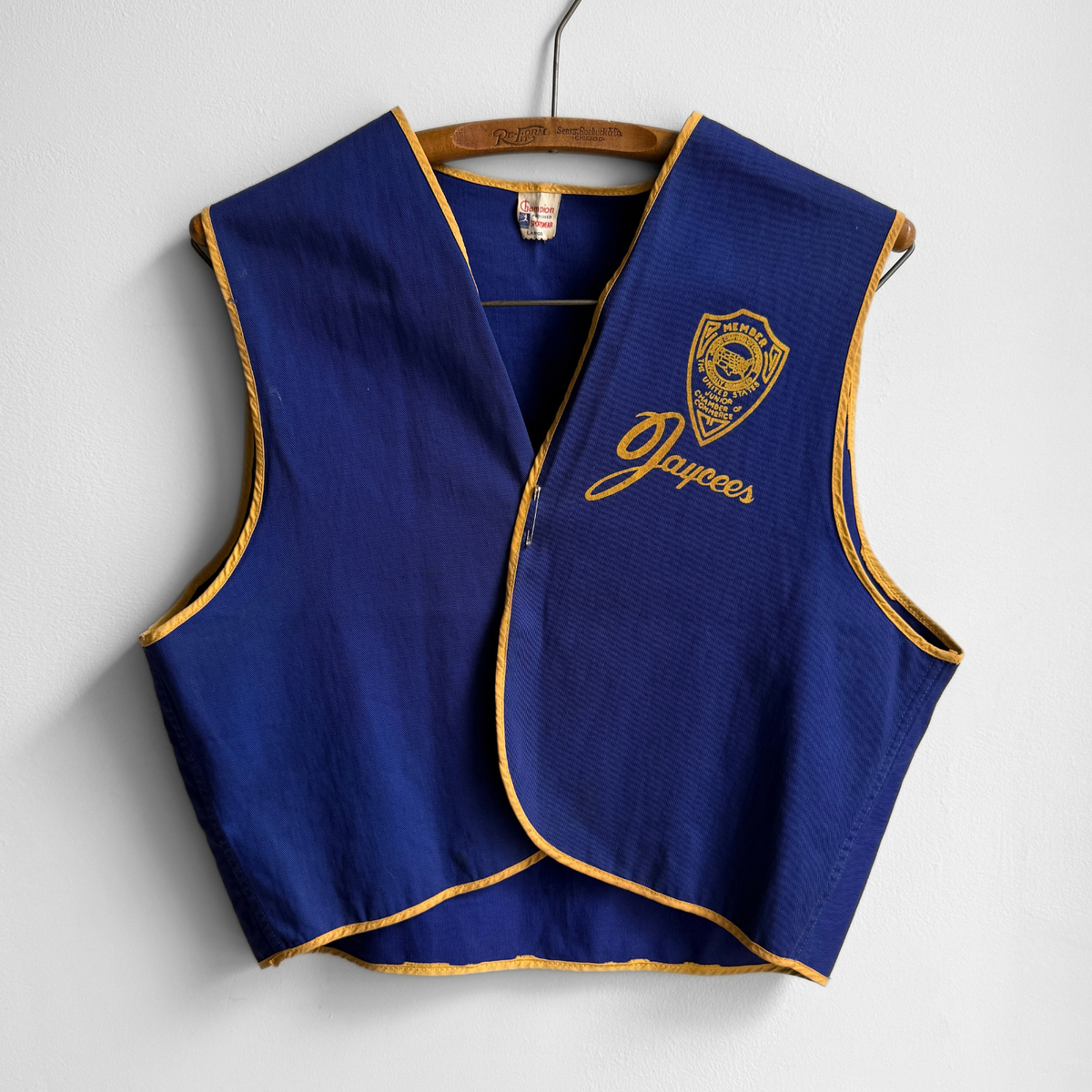 1960s Hobart Indiana Jaycees Member Vest