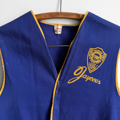 1960s Hobart Indiana Jaycees Member Vest