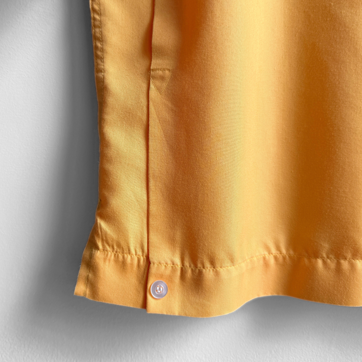 1960s The Times Newspaper Yellow Bowling Shirt