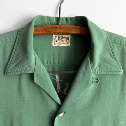 1960s Forest City Riders Motorcycle Club Bowling Shirt