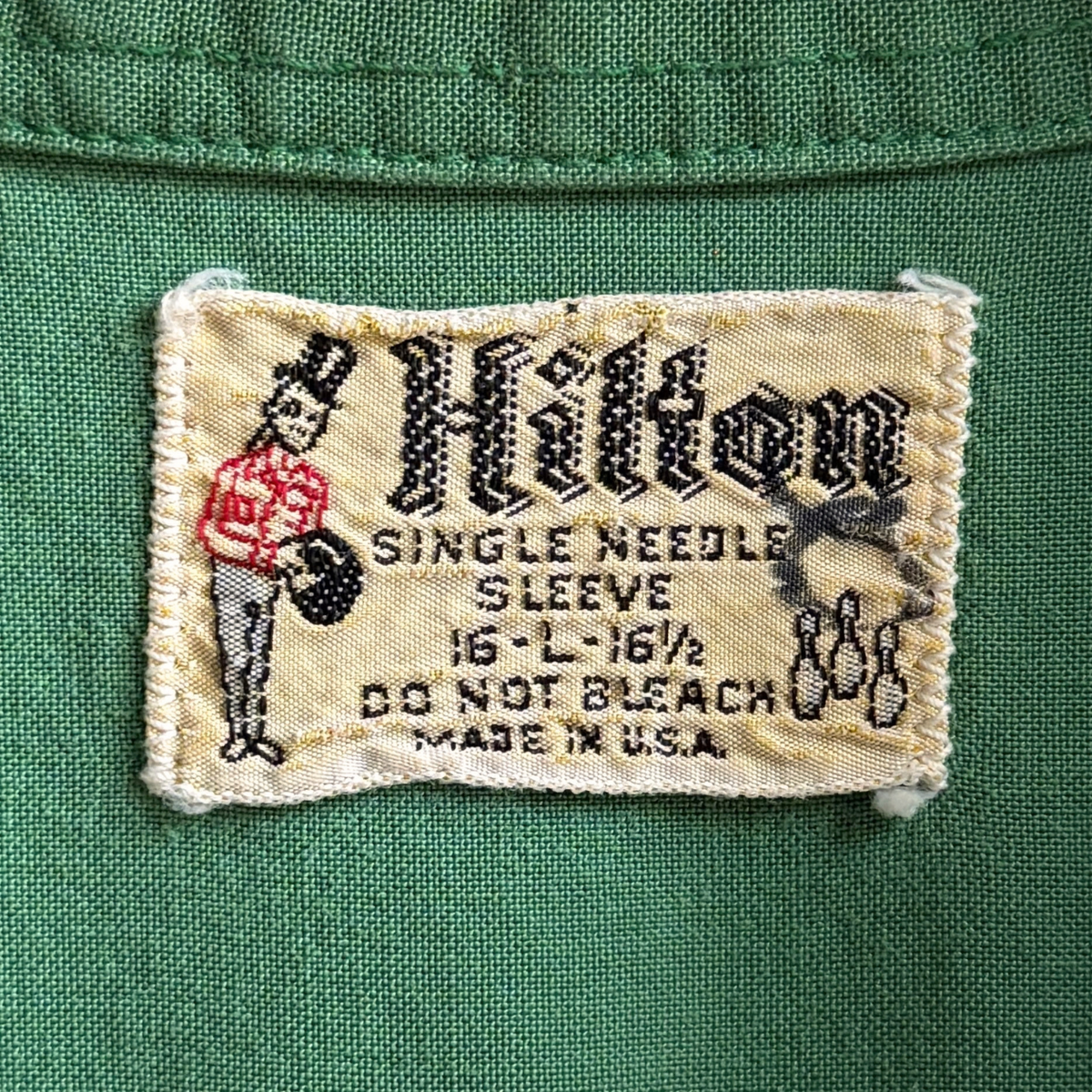 1960s Forest City Riders Motorcycle Club Bowling Shirt
