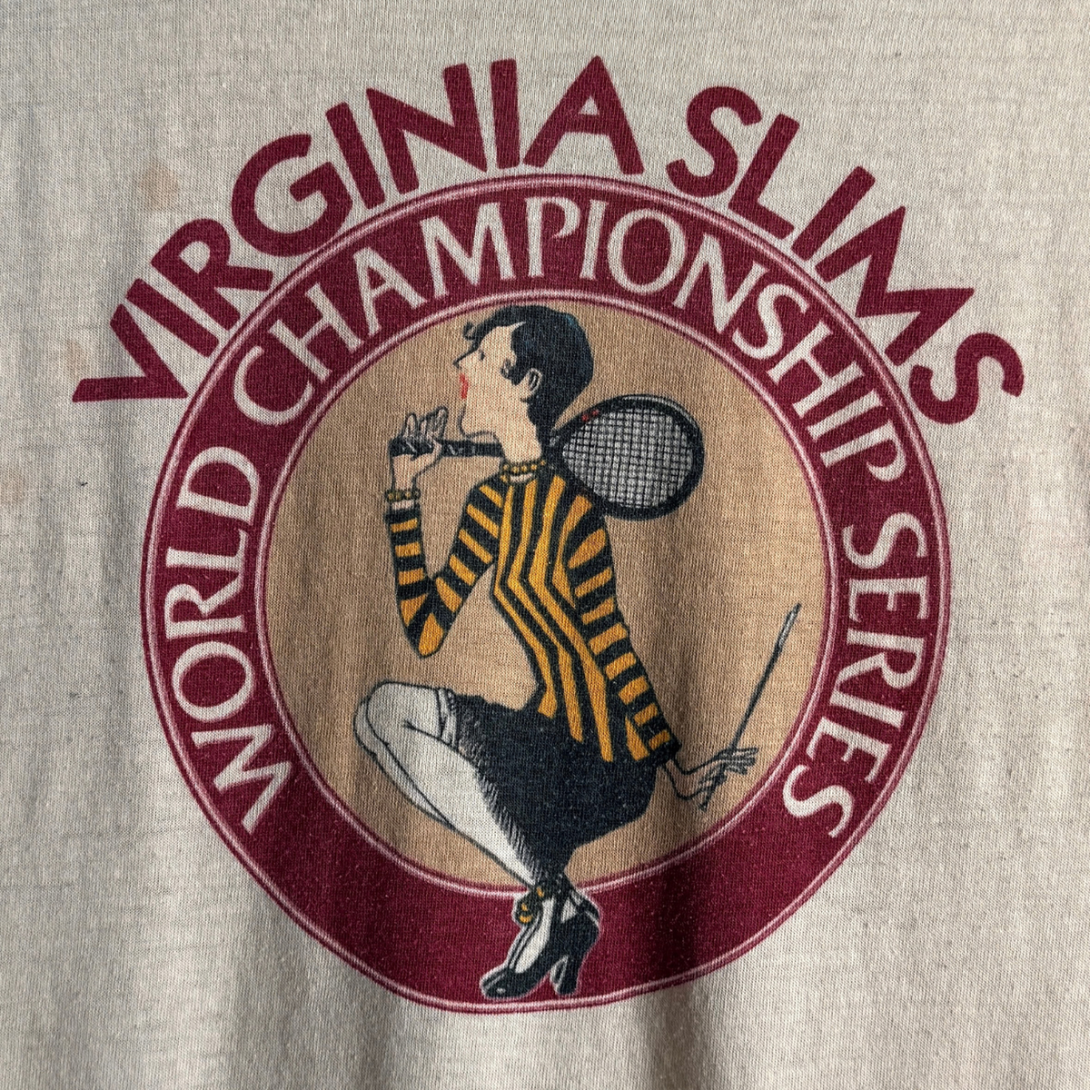 1980s Virginia Slims Women's Tennis Championship Tee