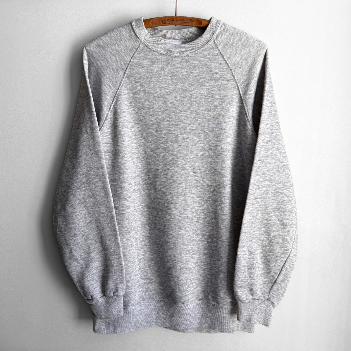1980s Grey Raglan Sweatshirt