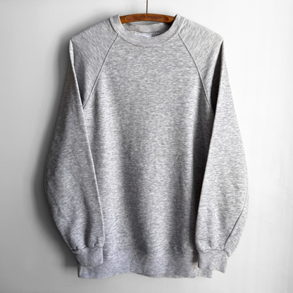 1980s Grey Raglan Sweatshirt
