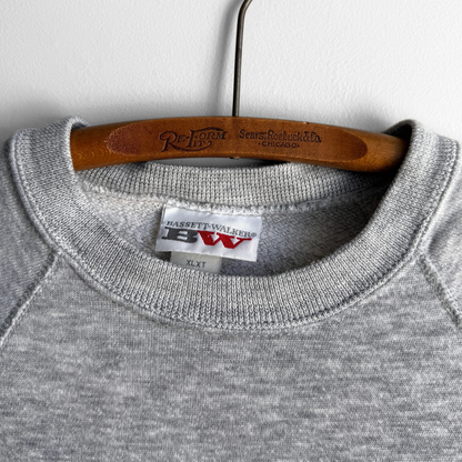 1980s Grey Raglan Sweatshirt