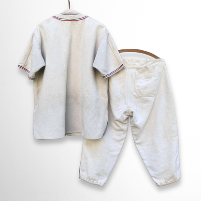 1940s Minor League 'W' Baseball Uniform Set