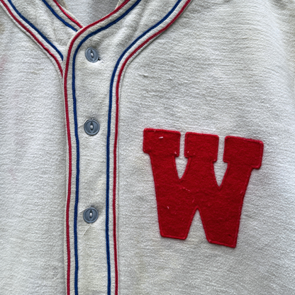 1940s Minor League 'W' Baseball Uniform Set