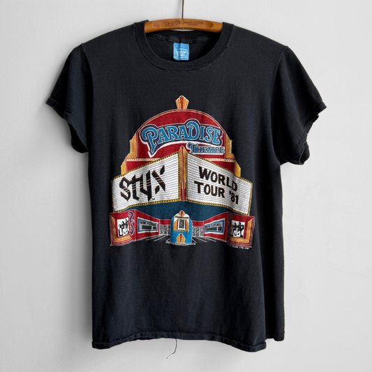 1981 Styx Paradise Theatre World Tour Tee