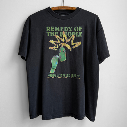 1995 Remedy of the People Windy City Weed Fest Tee