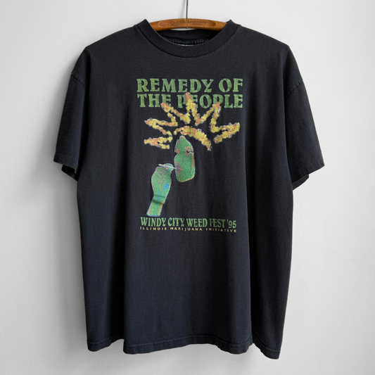 1995 Remedy of the People Windy City Weed Fest Tee