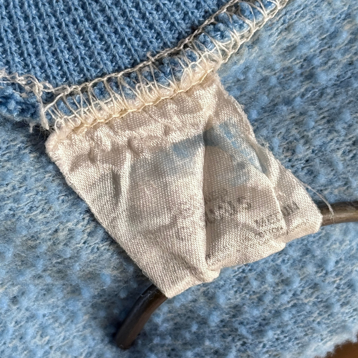 1970s Mickey Mouse Blue Raglan Sweatshirt