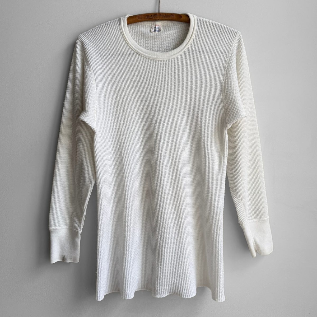 1980s Waffle Knit Thermal Long Sleeve