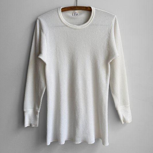 1980s Waffle Knit Thermal Long Sleeve