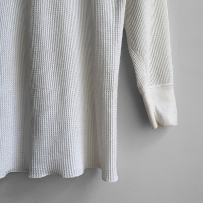 1980s Waffle Knit Thermal Long Sleeve