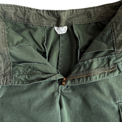 1960s U.S. Army OG 107 Ripstop Tropical Combat Pants (29)