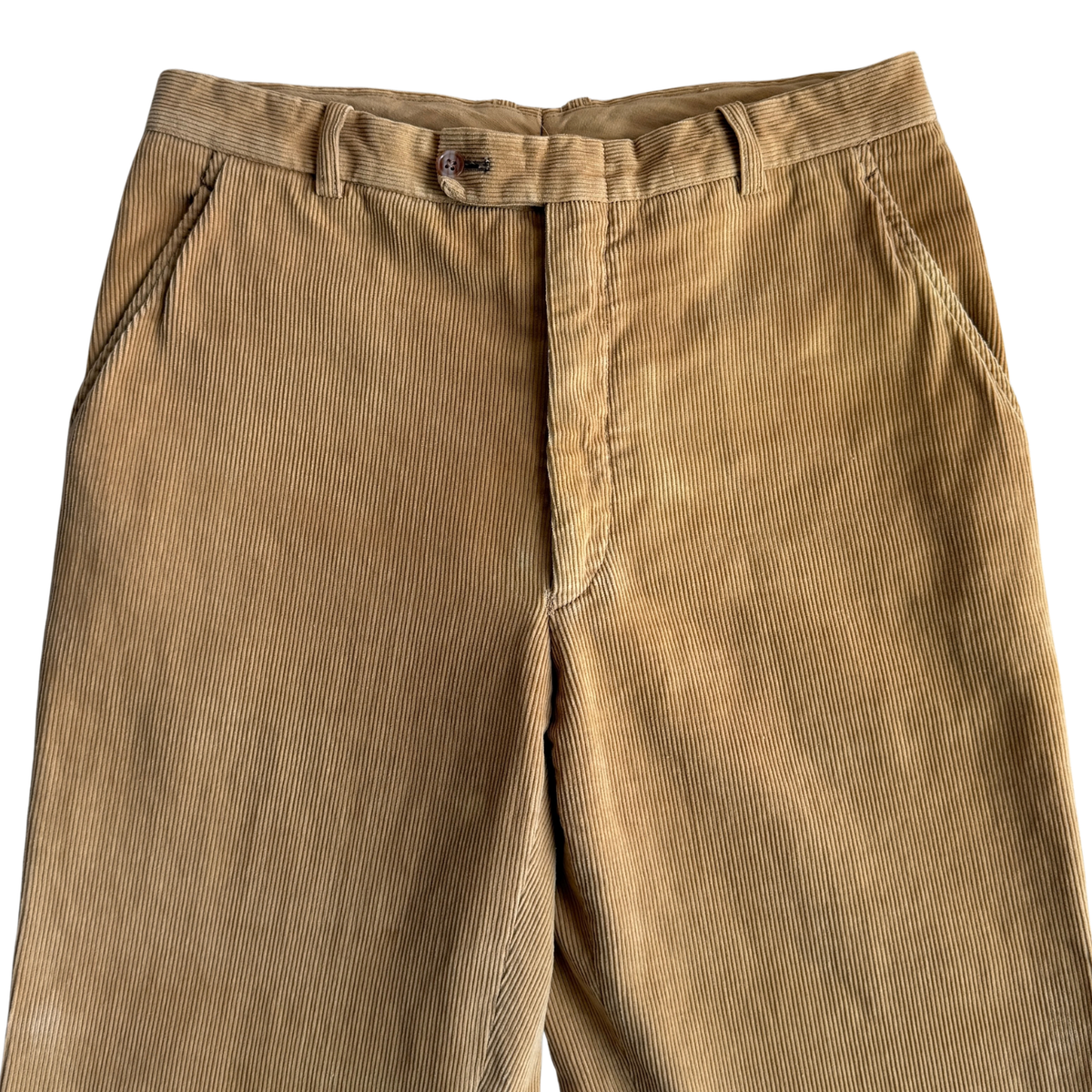 1960s Tan Corduroy Dress Pants (29)