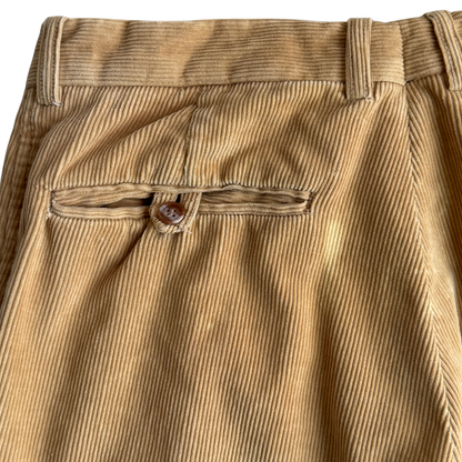1960s Tan Corduroy Dress Pants (29)