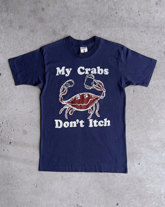 Vintage 1980s My Crabs Don't Itch Old Shuckers Texas Tee  - Shop ThreadCount Vintage Co.