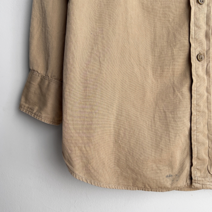 1960s U.S. Air Force Uniform Cotton Twill Shirt  - Shop ThreadCount Vintage Co.