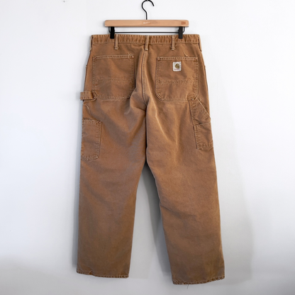 Vintage 1970s Carhartt Double Knee Khaki Canvas Work Pants  - Shop ThreadCount Vintage Co.