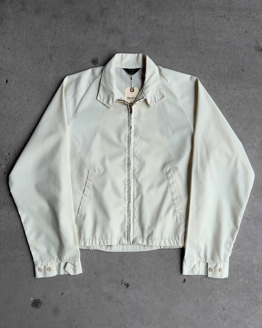 Vintage 1970s Oakbrook Sportswear Casual White Jacket  - Shop ThreadCount Vintage Co.