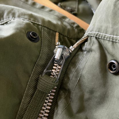 1950s U.S. Army M-1951 Hooded Fishtail Parka Shell Jacket  - Shop ThreadCount Vintage Co.