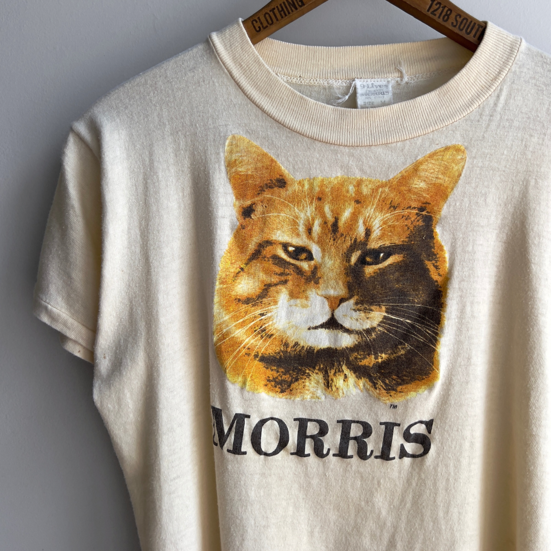 Vintage 1970s Morris The Cat Original Promo Tee  - Shop ThreadCount Vintage Co.