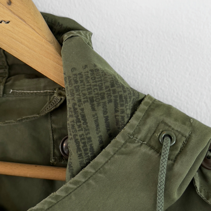 1950s U.S. Army M-1951 Hooded Fishtail Parka Shell Jacket  - Shop ThreadCount Vintage Co.
