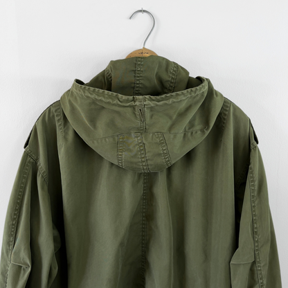 1950s U.S. Army M-1951 Hooded Fishtail Parka Shell Jacket  - Shop ThreadCount Vintage Co.