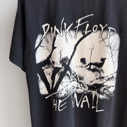 Vintage 2000s Pink Floyd The Wall Faded Black Band Tee  - Shop ThreadCount Vintage Co.