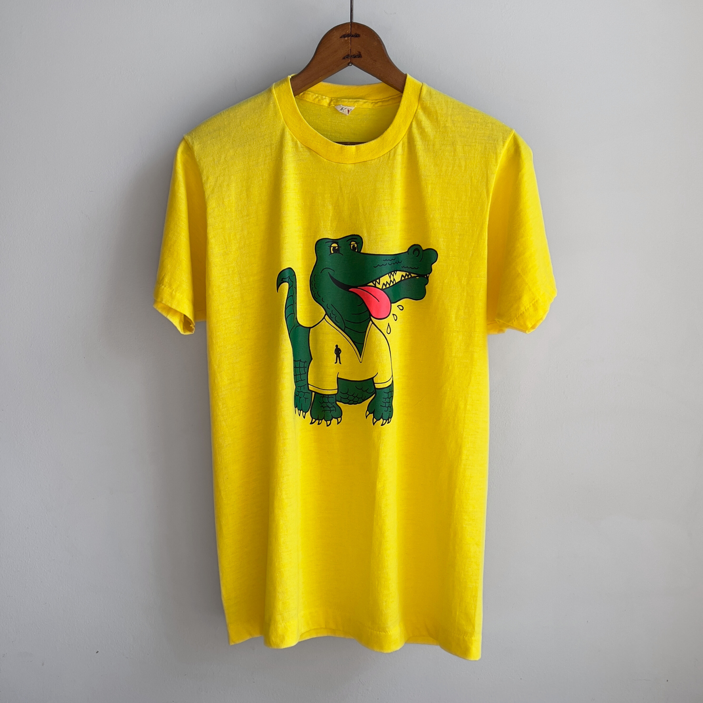 Vintage 1980s Lacoste Crocodile Human Parody Tee  - Shop ThreadCount Vintage Co.