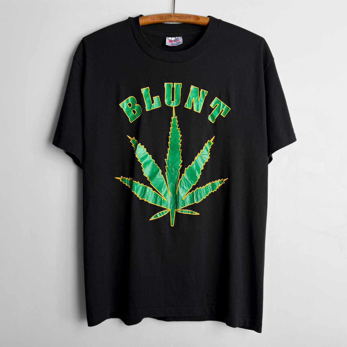 1990s Blunt Marijuana Leaf Weed Tee