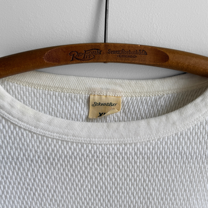 1990s Waffle Knit Thermal Long Sleeve