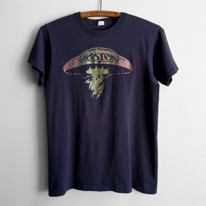 1976 Boston Self Titled Album Glitter Tee