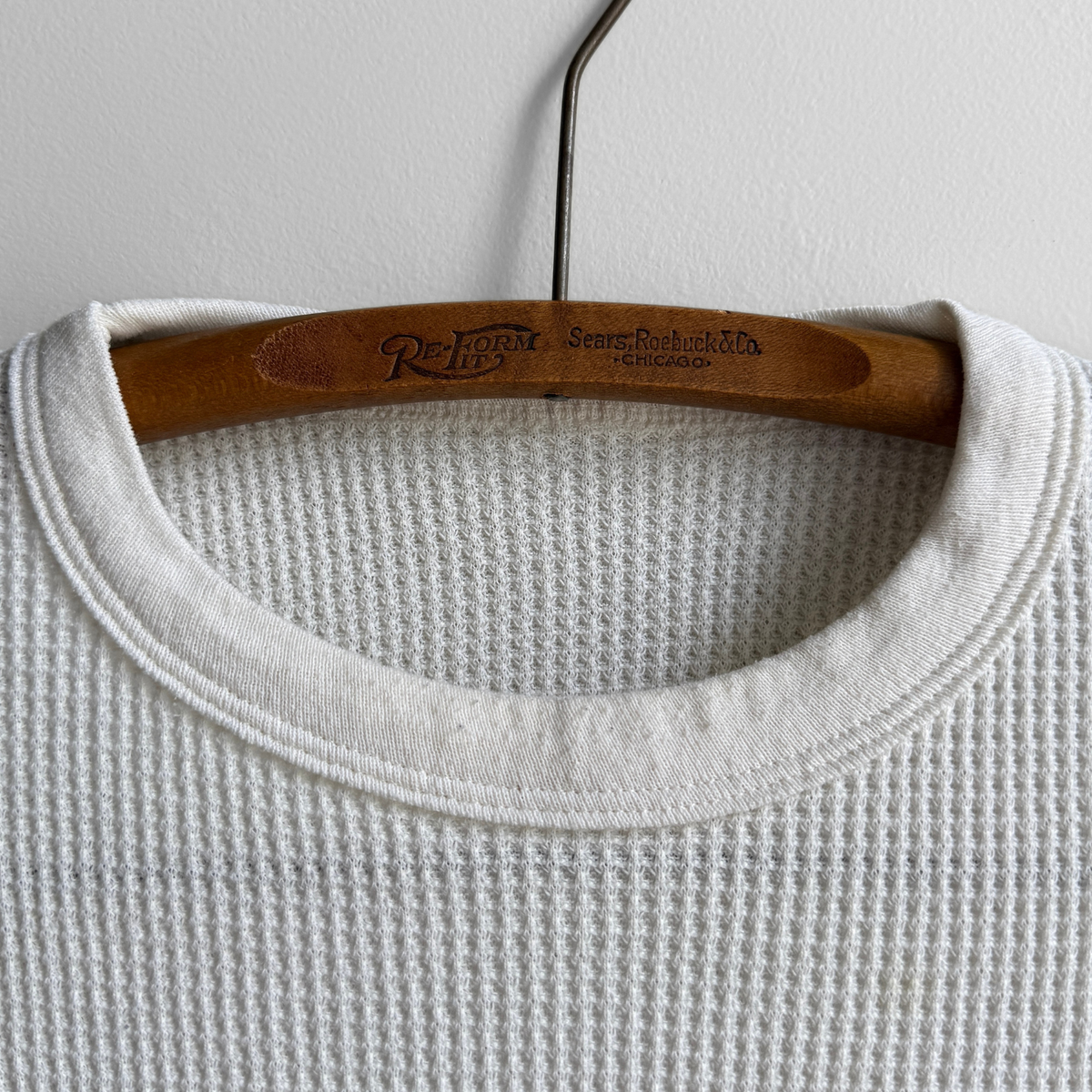 1980s Waffle Knit Thermal Long Sleeve