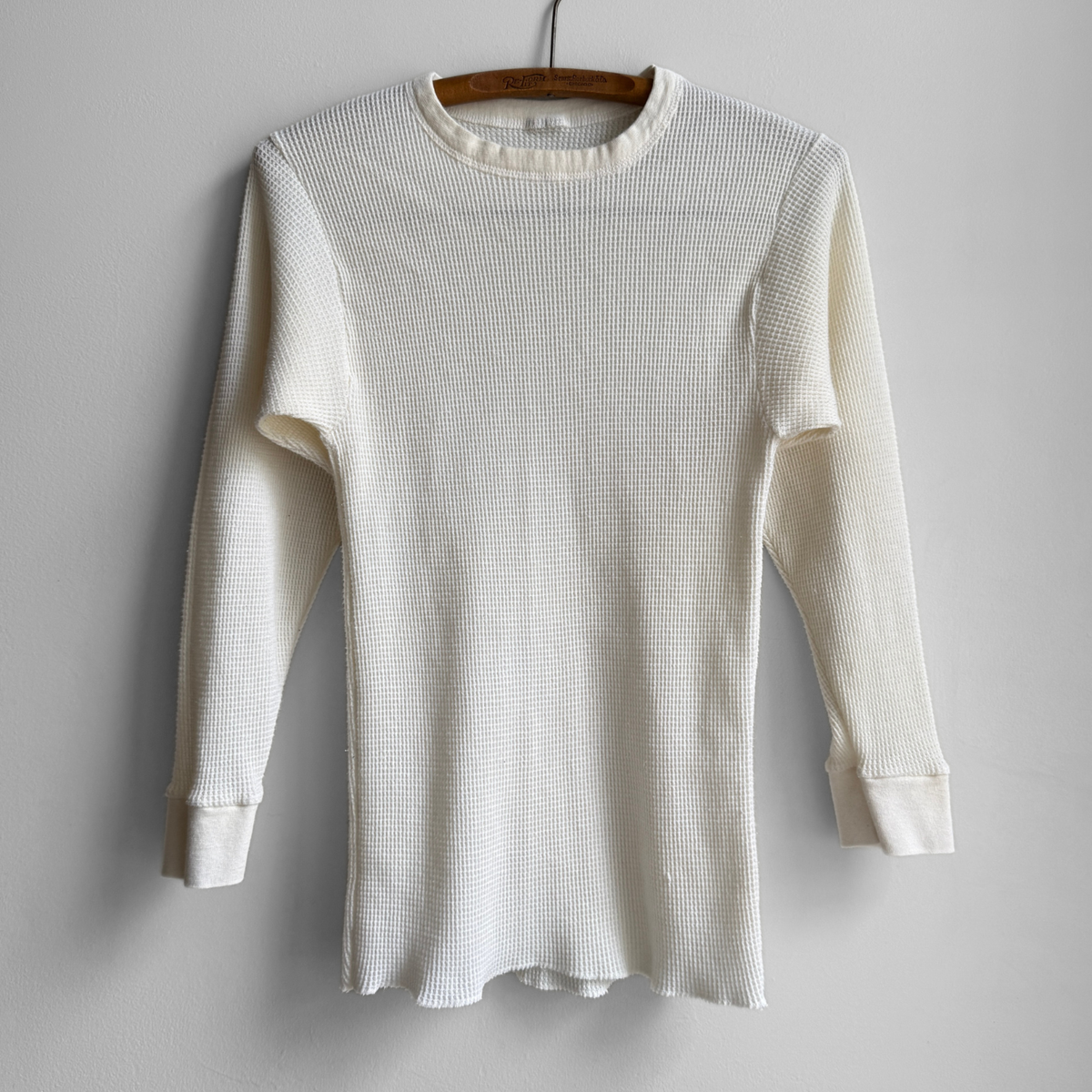 1980s Waffle Knit Thermal Long Sleeve