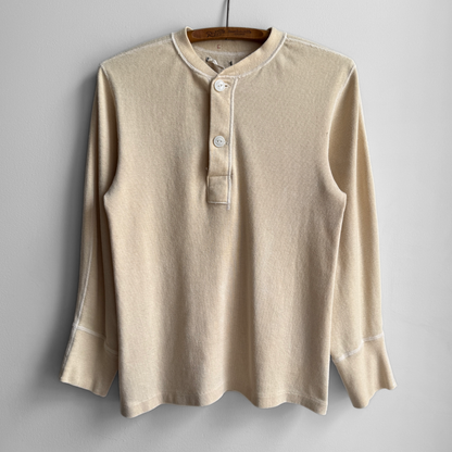 1950s U.S. Army Wool Henley Thermal Long Sleeve