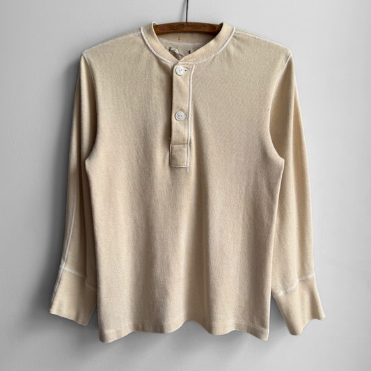 1950s U.S. Army Wool Henley Thermal Long Sleeve