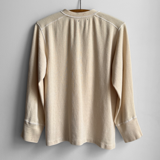 1950s U.S. Army Wool Henley Thermal Long Sleeve