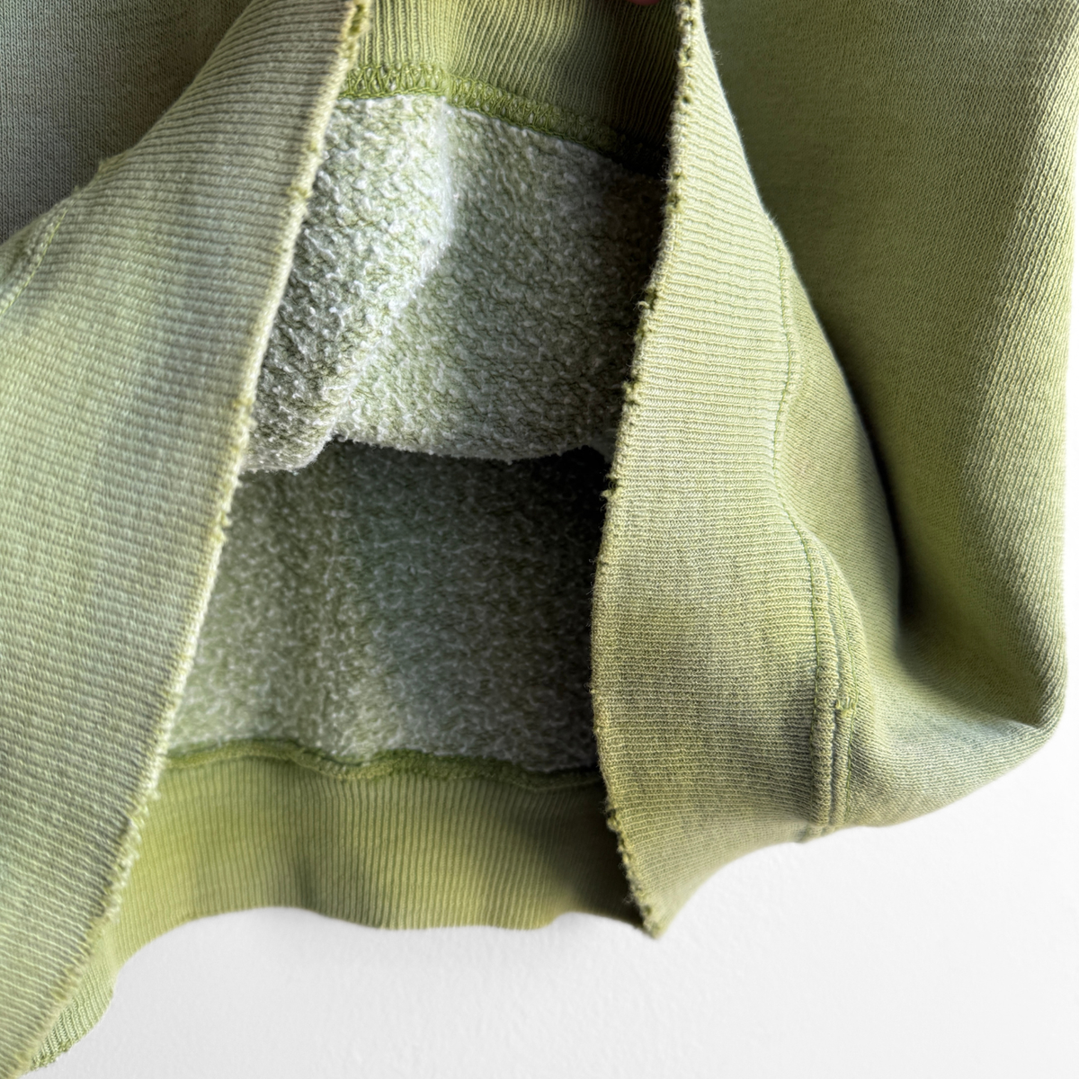 1960s Faded Green Short Sleeve Sweatshirt