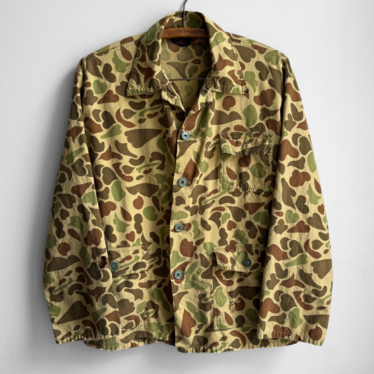 1980s Duck Hunter Camouflage Light Jacket