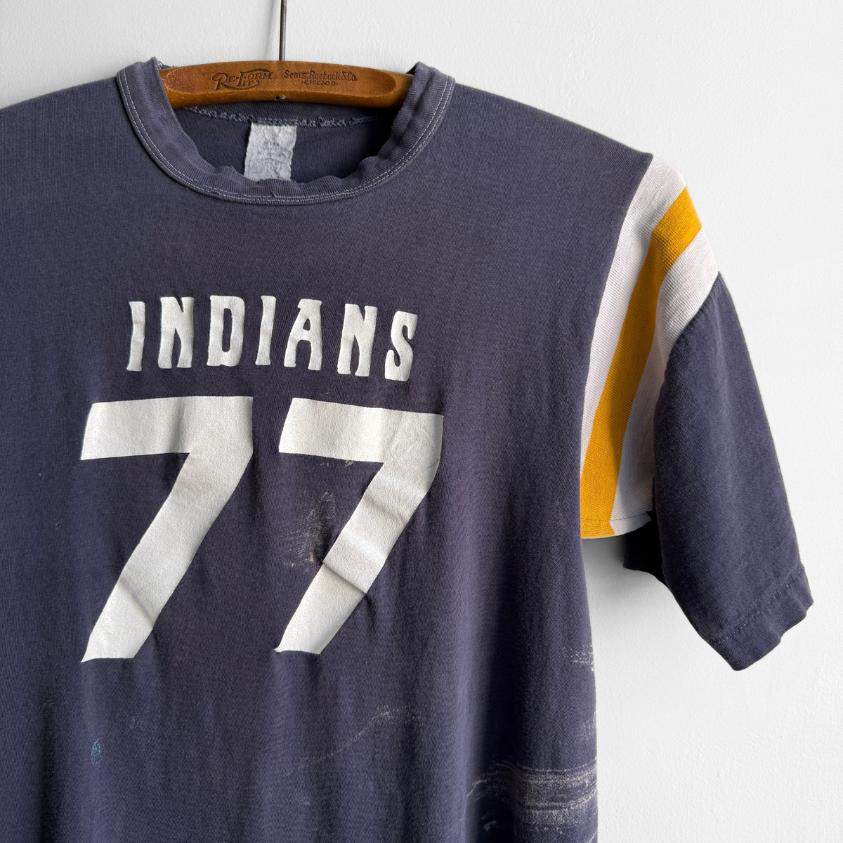 1970s Indians Grey Jersey Tee