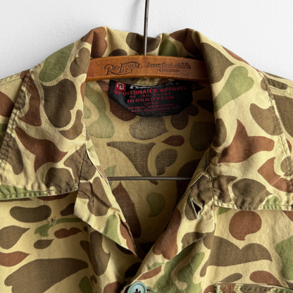 1980s Duck Hunter Camouflage Light Jacket