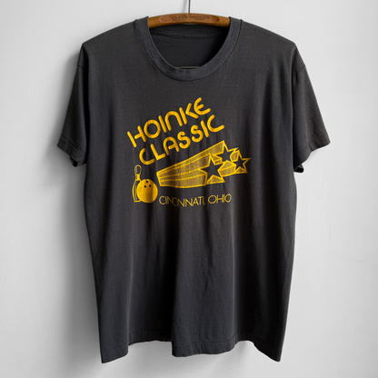 1980s Hoinke Classic Bowling Faded Black Tee