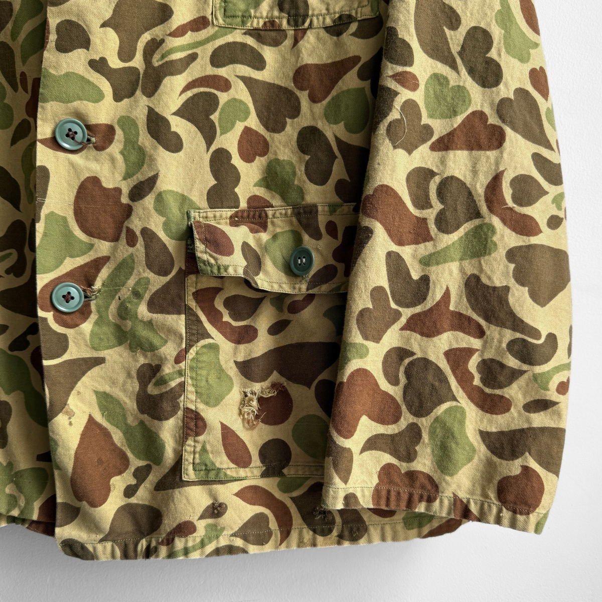 1980s Duck Hunter Camouflage Light Jacket