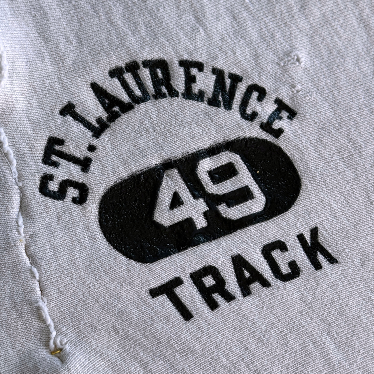 1960s St. Laurence Track Reverse Weave Sweatpants (30)