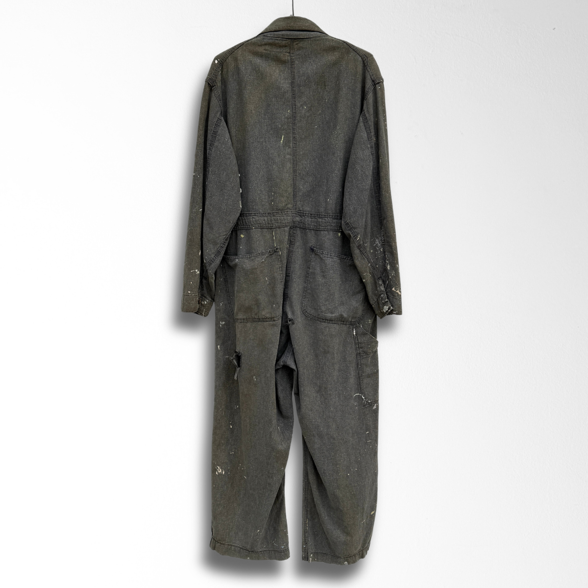 1950s Salt & Pepper Stone Cutter Coveralls