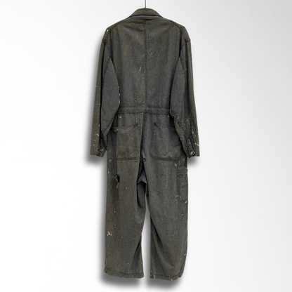 1950s Salt & Pepper Stone Cutter Coveralls