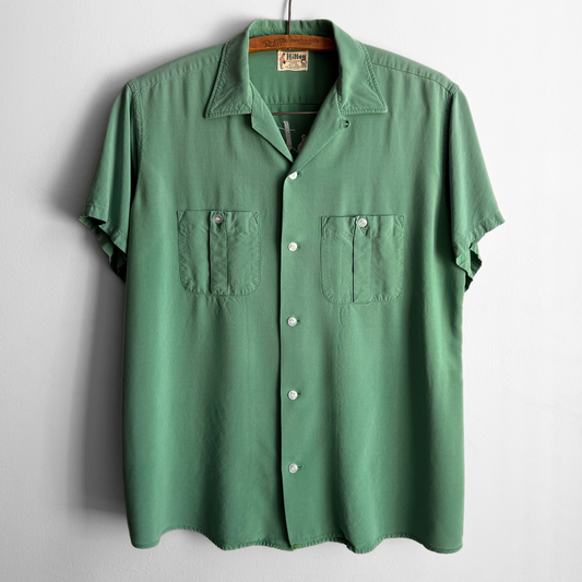 1960s Forest City Riders Motorcycle Club Bowling Shirt